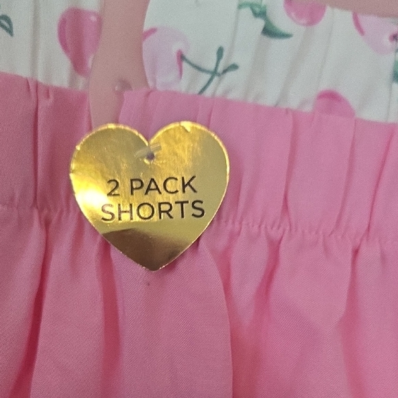 Pink Strawberry Sleepwear Set With 2 Pair Of JUICY COUTURE BOTTOMS NWT - Picture 7 of 8